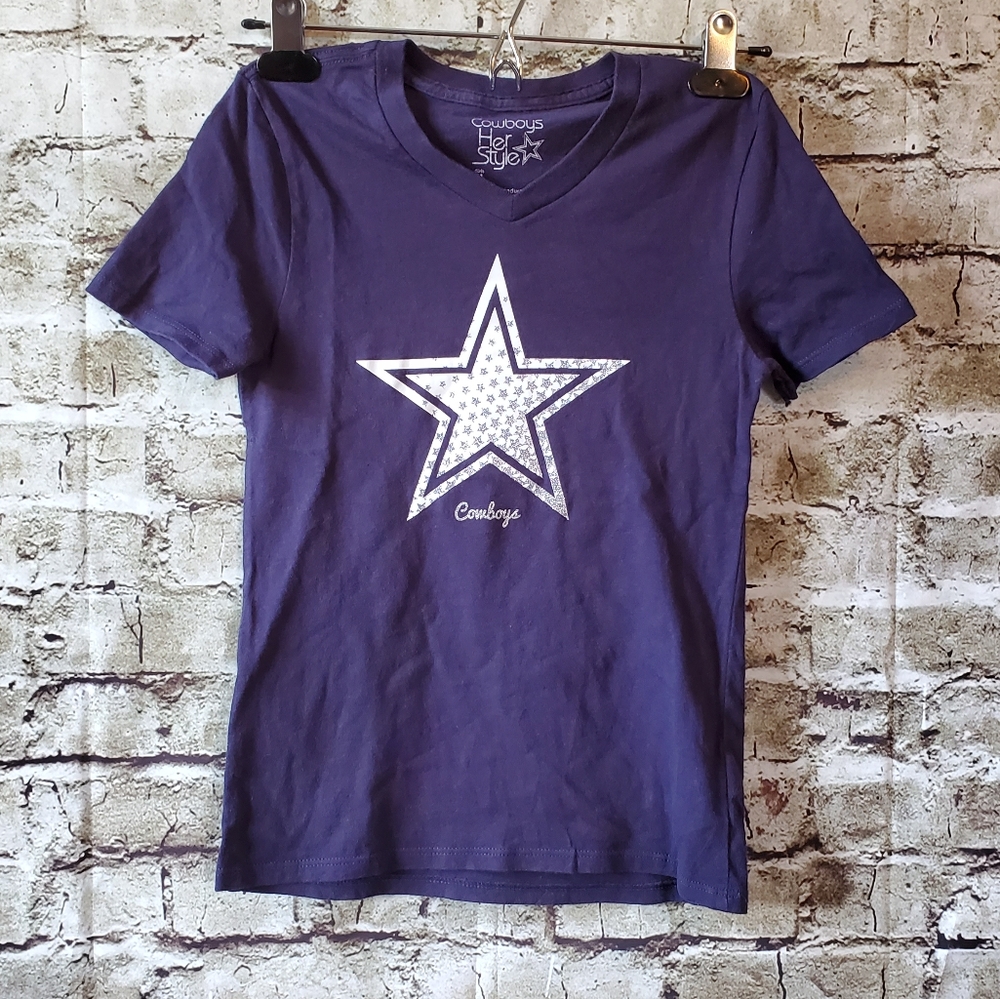 Dallas Cowboys V-Neck girls Top